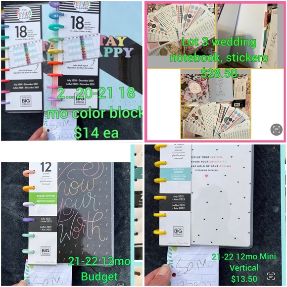 PLEASE READ!! YOU CHOOSE…Happy Planner Mini and Classic Prices in Pics, msg me - Picture 6 of 13